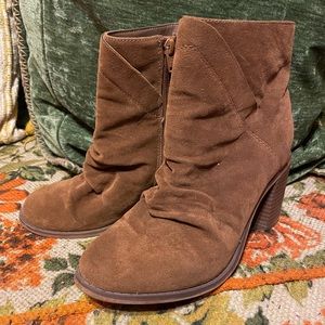 Brown booties